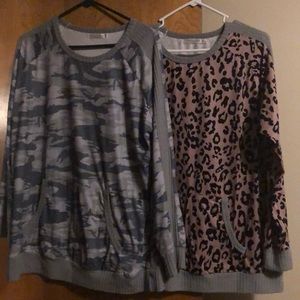 Pursuing perfection size xl two tops